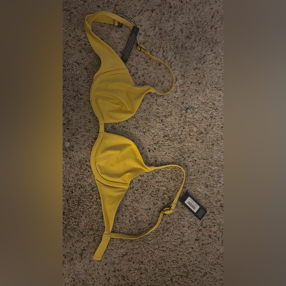 CUUP Yellow Swim Top